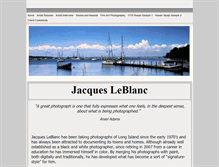 Tablet Screenshot of jacquesleblanc.net